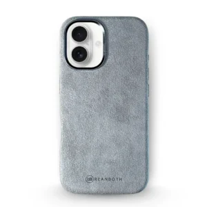 iPhone 16 - Alcantara telefontok-Sötét szürke